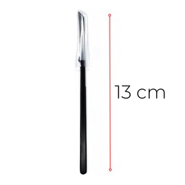 Rascador de Pies Cuchillo Pedicura Herramienta de Pedicura Rascador Kit Manicura Raspador Limpiador de Acero Inoxidable Cuidado de Pies Callos Exfoliante (Black -13cm, 3)