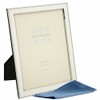 Sixtrees Abbey White 2-103-80 Polished Silver photo frame with lacquered