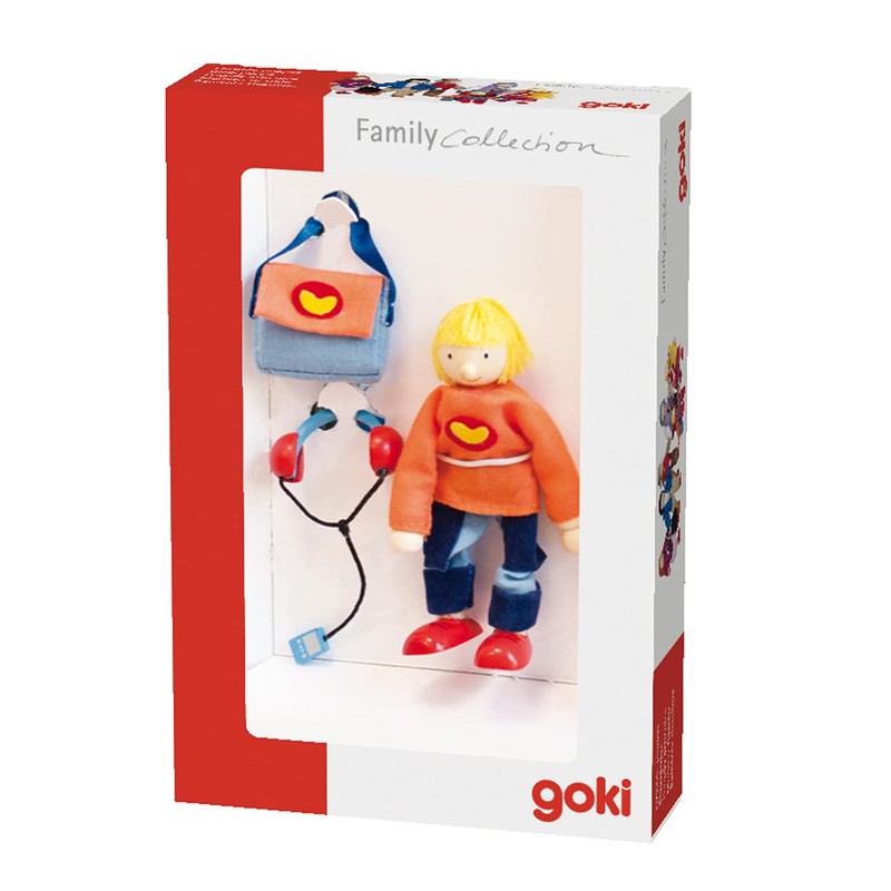 Goki 51723 - Biegepuppe Sohn