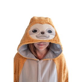 Sloth Kigurumi Unisex Adult Onesie Pajamas Animal One Piece Costume Cosplay Sleepwear