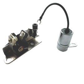 GardenP+ 160-1183, 312-0246 Lawn Mower Points and Condenser Set for Onan B Series and John Deere Engines, 160-1183 Point and 312-0246 Condenser, OEM 1601183 and 3120246