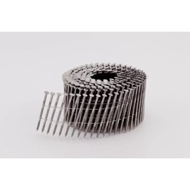 NailPRO 1-1/4" x .093 Stainless Steel Coil Ring Shank Siding Nails, 3,600 pcs