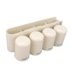 Toothbrush Holder Bathroom Hanging Vanity Tooth Brush Organizer Punch Free