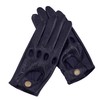 Riparo Men's Vegan Leather Full-finger Driving Touchscreen Gloves (Small, Black)