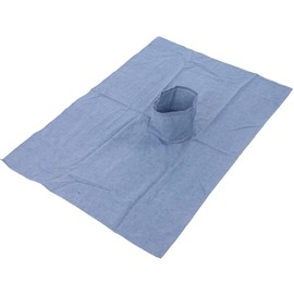 ACOGEDO Massage Table Cover Protector, Massage Table Cover with Face Hole 70 X 100cmCotton Massage Table Cover Beauty Salon Massage Bed Sheet (Navy Blue)