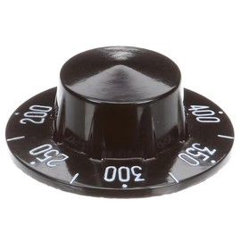 OCS Parts - perilla de esfera de termostato negro para freidoras y rangos comerciales | Reemplazo directo para Dean, Frymaster, Pitco, Vulcan Hart y más