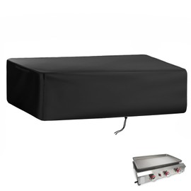 Starcrew Grill Cover for GasOne 26 in Flat Top Gas Grill with 3 Burners, Heavy-Duty 600D Tabletop BBQ Cover for Gas One Portable Tabletop Griddle