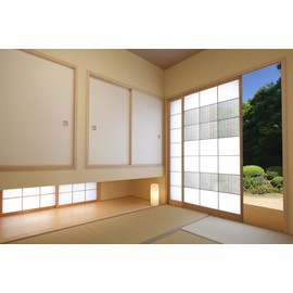 Meiwa Gravure Glitter Shoji Sheet, Kiriko, 11.0 x 37.0 inches (28 x 94 cm), 3 Pieces, Clear