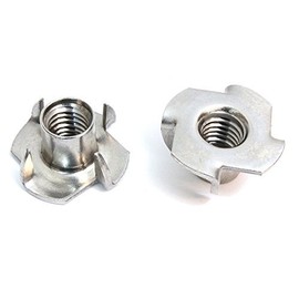 Escape Climbing Four Pronged Zinc T-Nut | Durable Steel Hardware for Rock Climbing Holds | Easy Install (100)