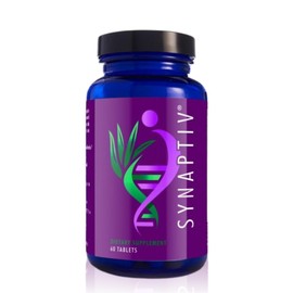 Youngevity Synaptiv™ Brain Support - 12in1 - Ginkgo, Huperzine, Bacopa, Quercetin and More - with Potent Antioxidant Blend + Vitamins - 60 Tablets (Pack of 1)