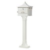 Architectural Mailboxes CP00WAM Callaway Post, White