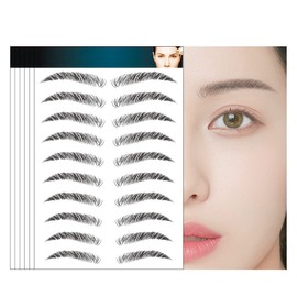 HIYE 60 Pairs 6d Eyebrow Eyebrow Tint Eyebrow Seal Natural Easy Eyebrow Natural Time-saving Permanent Makeup Elegance Eyebrow Stamp Symmetrical Women Men Eyebrow Tint Never Fade Black Brown Unisex