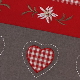 FRANK FLECHTWAREN Table runner Alpenglück