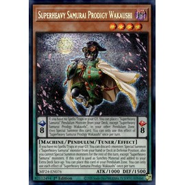 Superheavy Samurai Prodigy Wakaushi - MP24-EN075 - Prismatic Secret Rare - 1st Edition