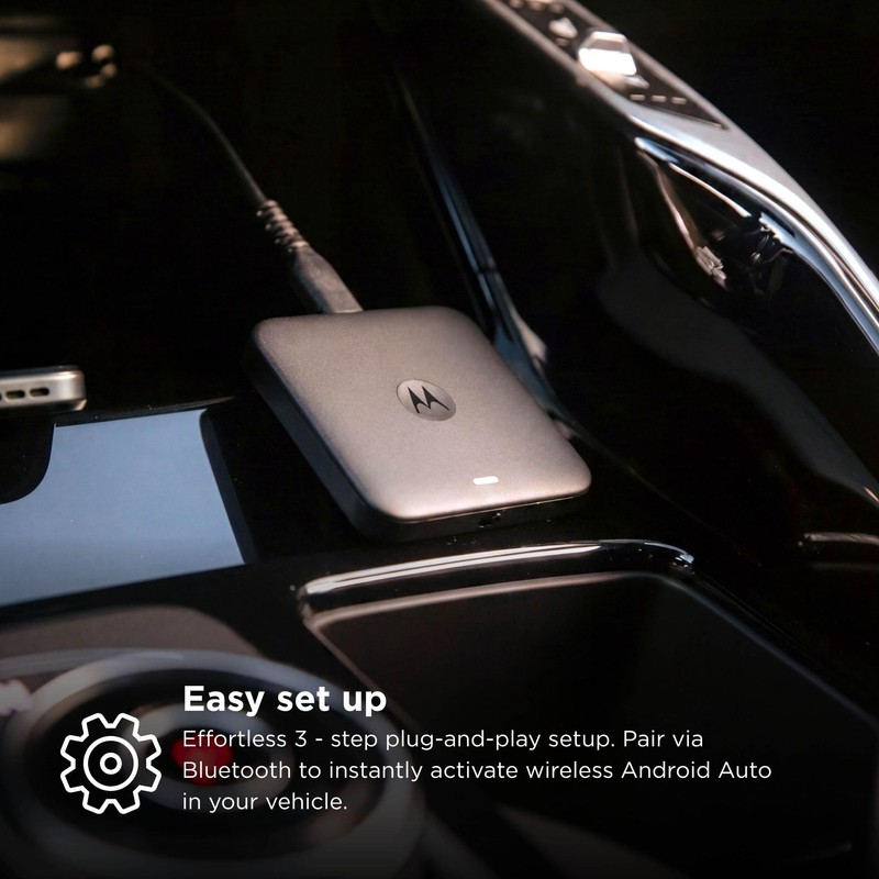 Motorola Drive MA2 Wireless Android Auto Adapter – Engineered by