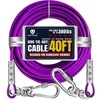 Tie Out Cable for Dogs Up to 300lbs,40ft Extra Strong