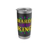 Mardi Gras King Costume Gift Stainless Steel Insulated Tumbler
