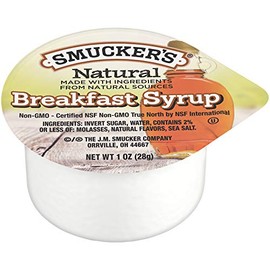 Smucker's Breakfast Syrup Portion Control, 1.0 Ounce (Pack of 100)