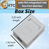 1050 Pk5 Integrated Single Port Cat6 Wall Mounted Box -