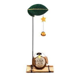 Teru Frog Summer Tradition Handmade Crepe Nagomi Japanese Goods (Owl)