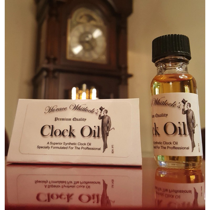Horace Whitlock ™ Clock Oil, Grandfather Clock Oil, Cuckoo Clock
