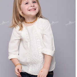 Amber Necklace, Amber Necklace & Surf Chain for Men and Women, Baltic Sea Jewellery, Amber Jewellery as a Gift, Natural Protective Stone, 100% Genuine Stone, Healing Stone Lucky Charm, Stone, Amber