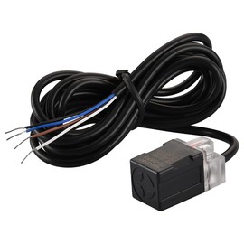 Heschen Square Inductive Proximity Sensor Switch Non-Shielded Type PL-08P3 Detector Distance 8mm 10-30V DC 200mA PNP NO+NC 4 Wires