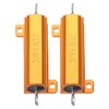 YOKIVE Pack of 2 Aluminium Housing Resistor, Office LED Converter,