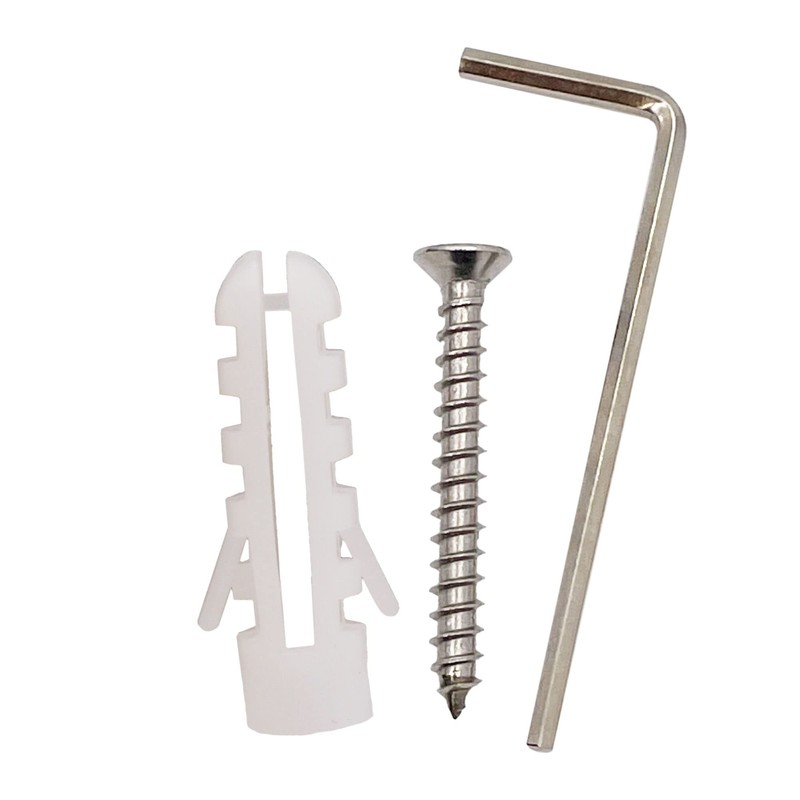 EAI Robe, Coat or Towel Hook Satin Stainless Steel Pack
