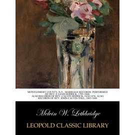 Montgomery County, N.Y., Marriage records