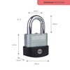 Yale - Y127B/55/129/1 Maximale Sicherheit 55mm ProTEktor LaminierTE Vorhängeschloss -