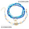 Fashband Shell Anklet Set, Boho Starfish Anklet Bracelets, Adjustable Beach