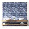 Timeet Blue Brick Wallpaper Peel and Stick Wallpaper 17.7" x