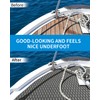 OCEANBROAD Self-Adhesive 96''x23.5'' Boat Flooring Non-Slip Diamond Pattern EVA Foam