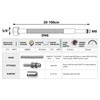 40cm Long M8 x 3/8" Inch BSP Flexible Tap Connector