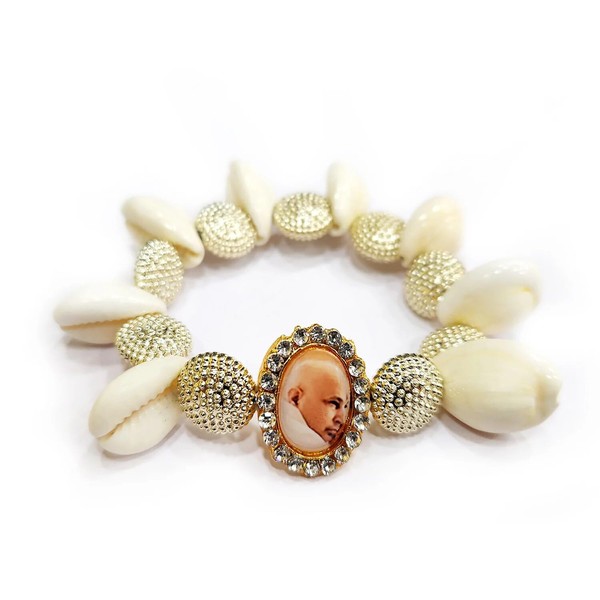 SATVIK 5 Pc Jai Guru Ji Maharaj Handmade Bracelet for
