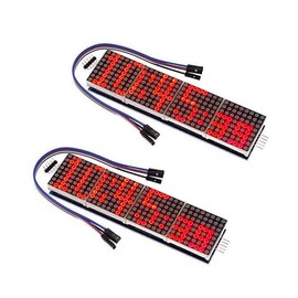 2PCS MAX7219 dot matrix module microcontroller module