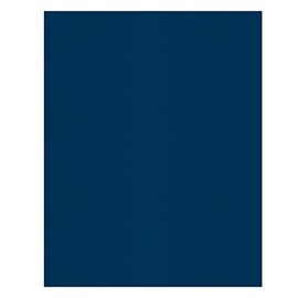 Office Depot® Brand Twin-Pocket Portfolios With Fasteners, Dark Blue, Pack Of 25