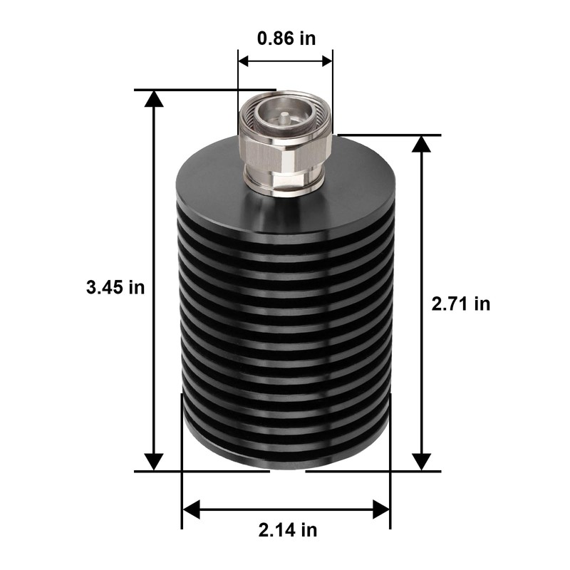 XRDS -RF 50W 4.3-10 Dummy Load, 50 Ohm 4.3-10 Mini