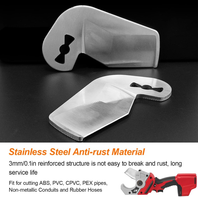 2Pack 48-44-0405 M12 Replacement Shear Blade Compatible with Milwaukee, PVC
