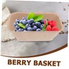 AUTSUPPL Pack of 20 Cardboard Berry Baskets Made of Pulp