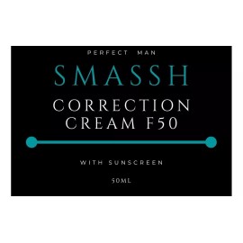 Smassh Protector Solar Con Efecto Corrector F50 Para Hombre 50gr