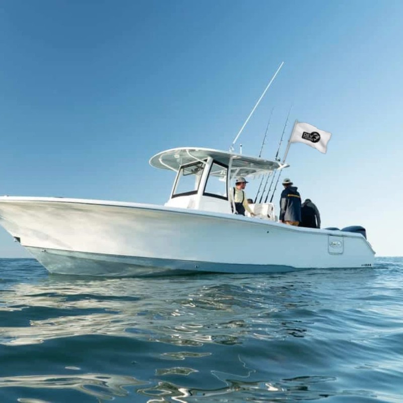 Dev Fishing 43" Removable Boat T-Top Rod Holder Flag Pole