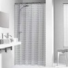 Sealskin Hammam Shower Curtain, PEVA, Silver, 180 x 200 cm