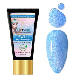 HYBA Fairytale Wonderland Hybrid Gel Nail Polish, Single Tube (Misty Blue Moon) FW11