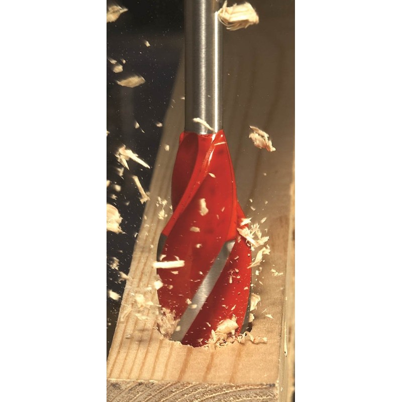 Armeg WWBST25 25 mm Stubby Woodbeaver Drill Bit - Red/Grey