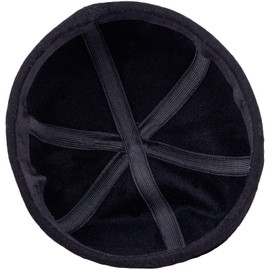 Sterkowski Docker Beanie Cap | 100% Wool | 54-65 cm Navy Watch Work Sailor Brimless Skullcap Fisherman Nautical Handyman Bushcraft Trawler Warm Mens Winter Harbour Cap UK 7 1/8 Black