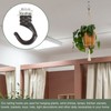 YOKIVE 2 Pcs Alloy M10 Ceiling Hook, Electroplate Pendant Fixtures