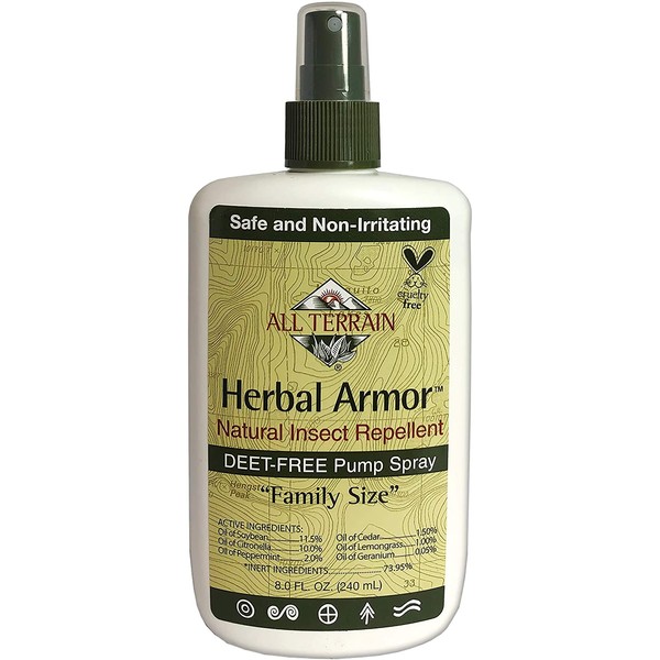 All Terrain Herbal Armor Natural Insect Repellent, DEET-Free Pump Spray