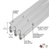 M-D Building Products 01958 White Aluminum and Vinyl Screw-on Top